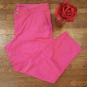 Gap Girlfriend Khaki Crop Ankle Pant 14 32